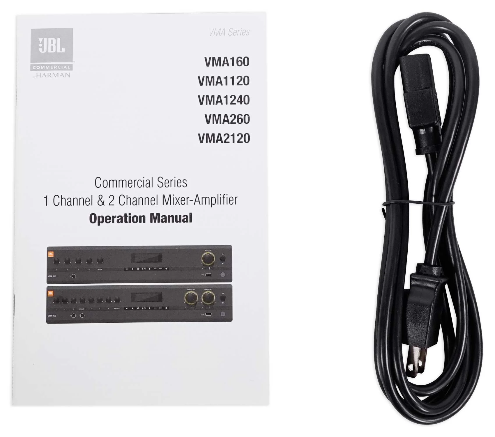 JBL VMA1240 Commercial/Restaurant 70v Bluetooth Mixer/Amplifier+10 Wall Speakers