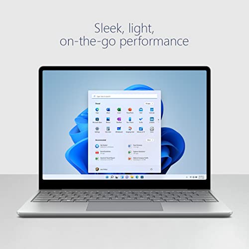 MICROSOFT SURFACE LAPTOP GO 2, 12.4" PIXELSENSE TOUCHSCREEN, 11TH GEN INTEL: i5, 8GB RAM, 128GB SSD W10H-S ICE BLUE (Renewed Premium)