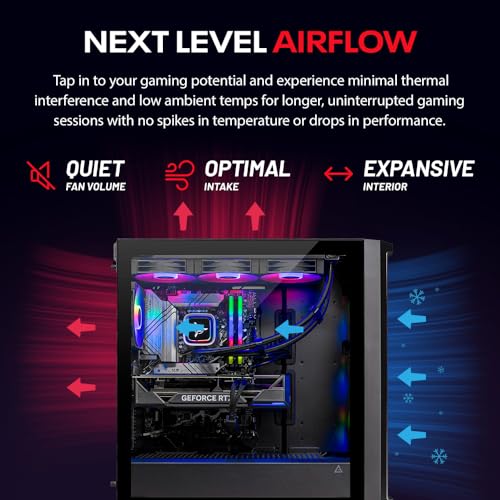 Skytech Shadow 3.0 Gaming PC Desktop - Intel Core-i7 9700KF 3.6GHz, RTX 2060 6GB, 16GB DDR4 3000, 1TB SSD, AC WiFi, Win 10 Home, Black