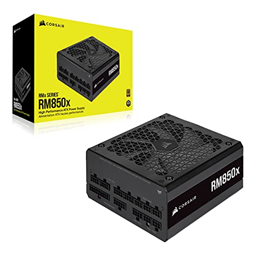 CORSAIR RM1000x Shift Fully Modular ATX Power Supply - 80 Plus Gold - ATX 3.0 - PCIe 5.0 - Zero RPM - Modular Side Interface - White