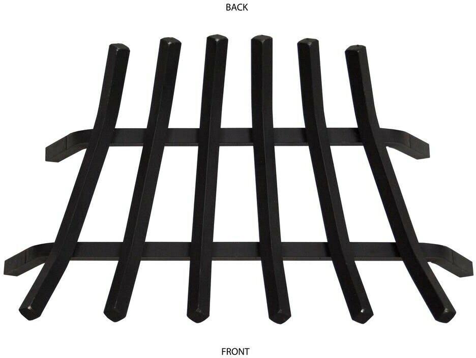 Pleasant Hearth Steel Fireplace Grate, Black