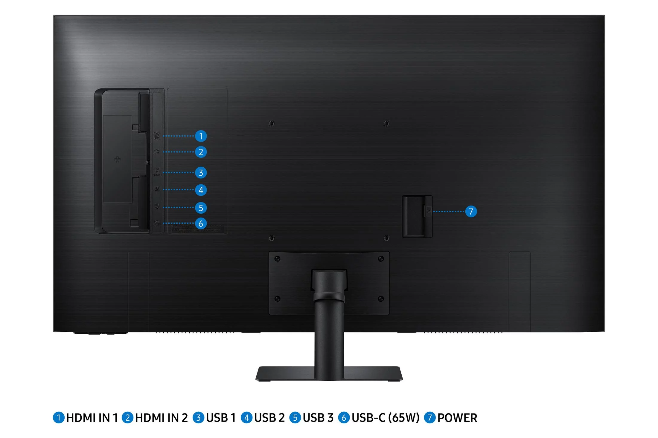 SAMSUNG 43" Class M70B UHD USB-C Smart Monitor and Streaming TV - LS43BM702UNXZA