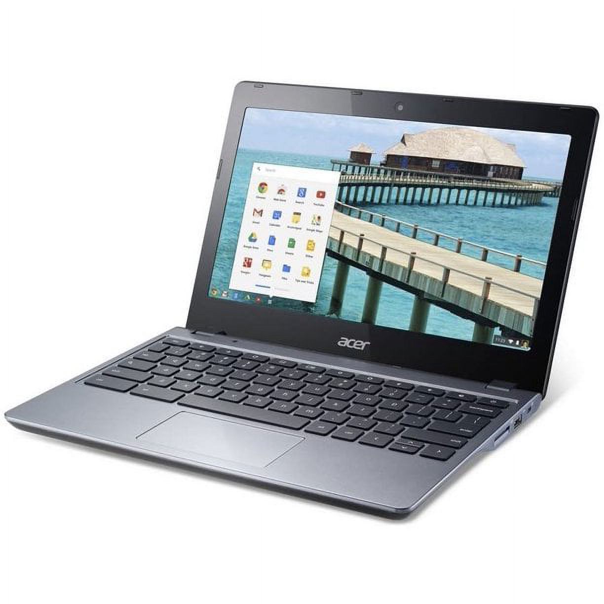 Restored Acer Chromebook 11.6" Laptop, Intel Celeron 2955U, 4GB RAM, 16GB SSD, Chrome OS, Gray, C720-2013 (Refurbished)