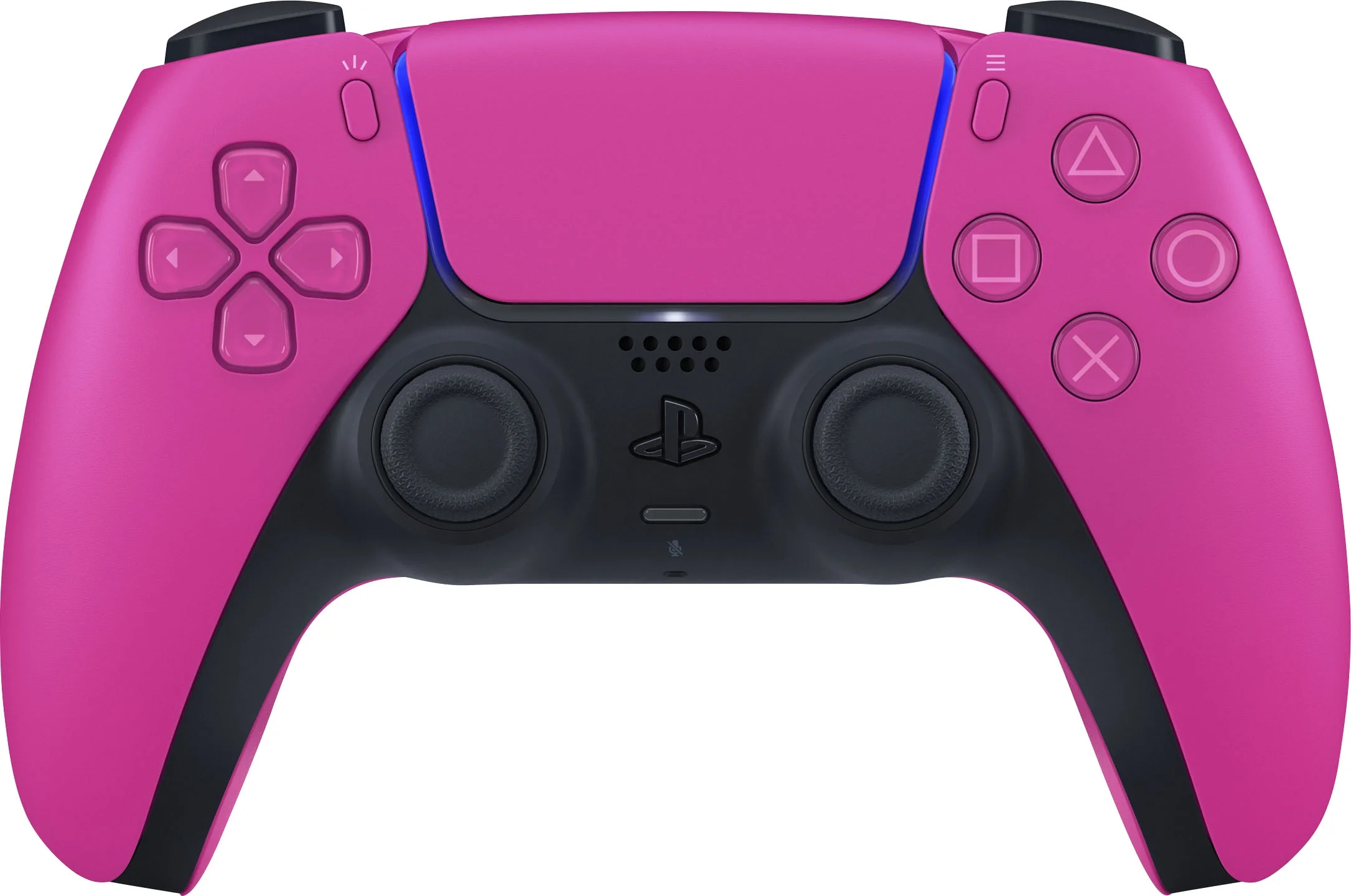 2023 New PlayStation 5 Slim Digital Edition Bundle with Two Controllers White and Nova Pink Dualsense and Mytrix Controller Case - Slim PS5 1TB PCIe SSD Gaming Console