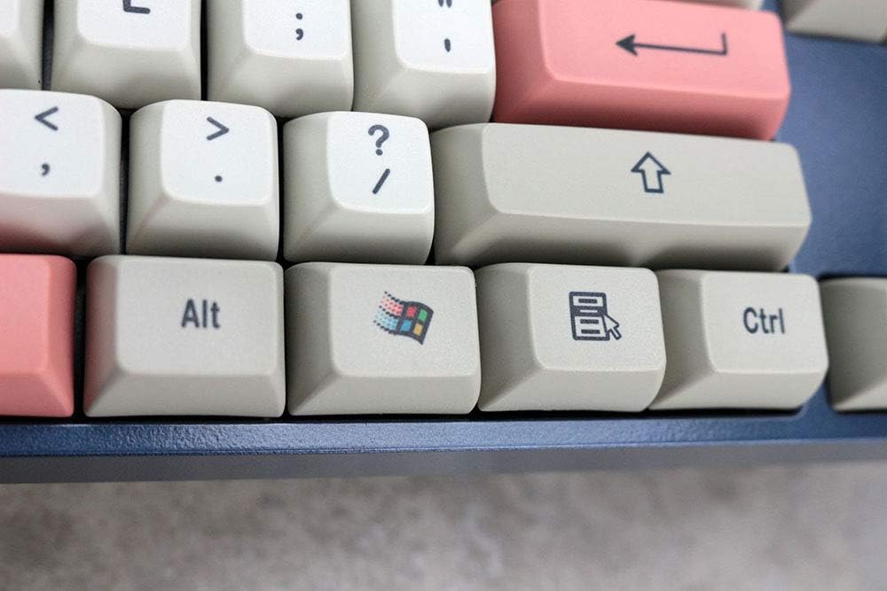 ONECAP SA Keycap 9009 Retro Keycap Sublimation Keycap Cherry MX Switch keycaps for Wired USB Mechanical Gaming Keyboard