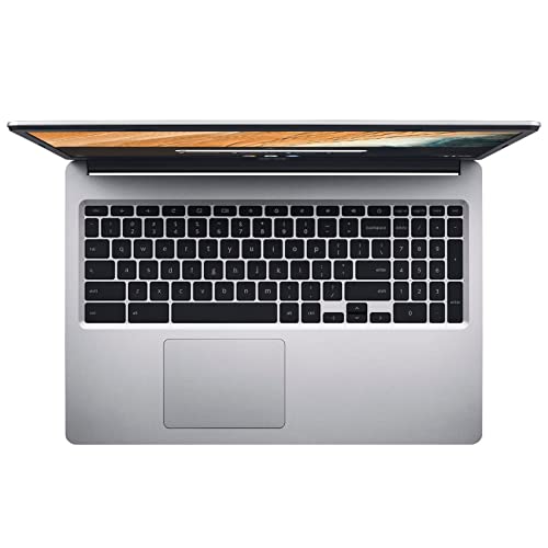 Acer Chromebook 315 Touchscreen Laptop| 15.6 FHD IPS Display| Google Chrome OS| 4G 64GeMMC| Intel Celeron N4020 | Wi-Fi 5 |Numeric Keyboard |USB Type-C |Long Battery Life| Webcam| Cloth