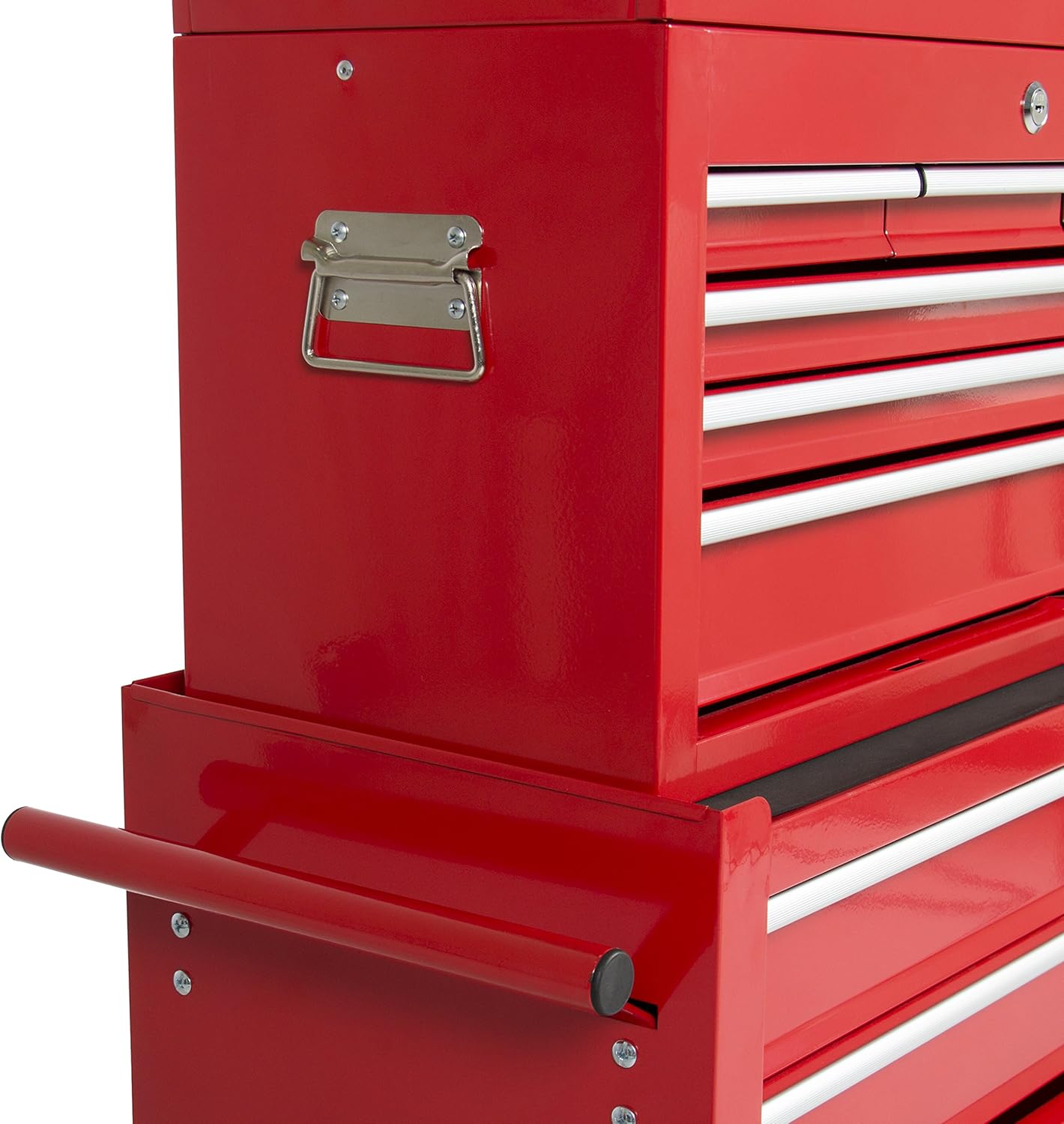 Best Choice Products Portable Top Chest Rolling Tool Storage Box Cabinet Sliding Drawers