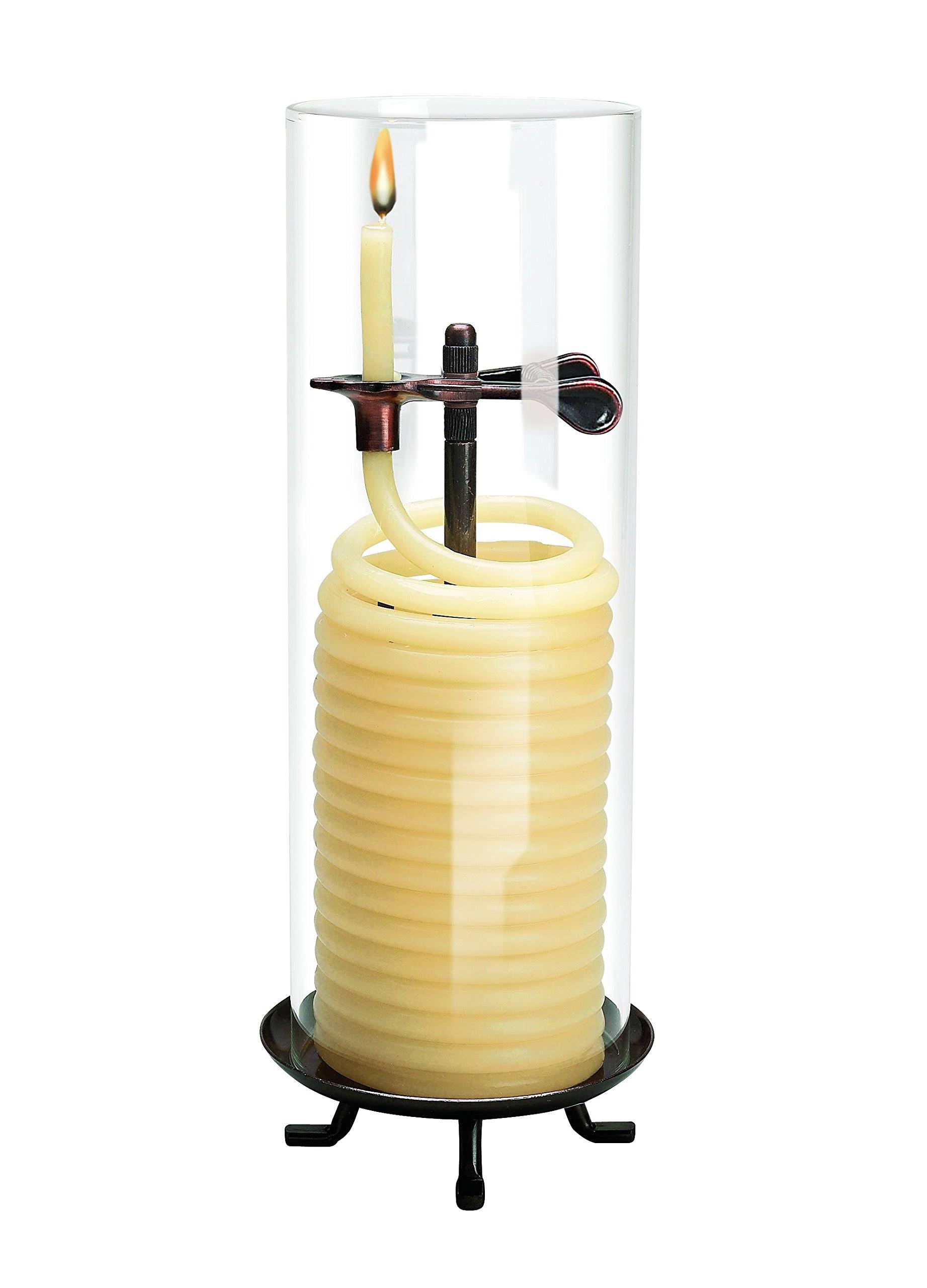 Candle by The Hour 80-Hour Citronella Candle, Glass Cylinder,Beeswax