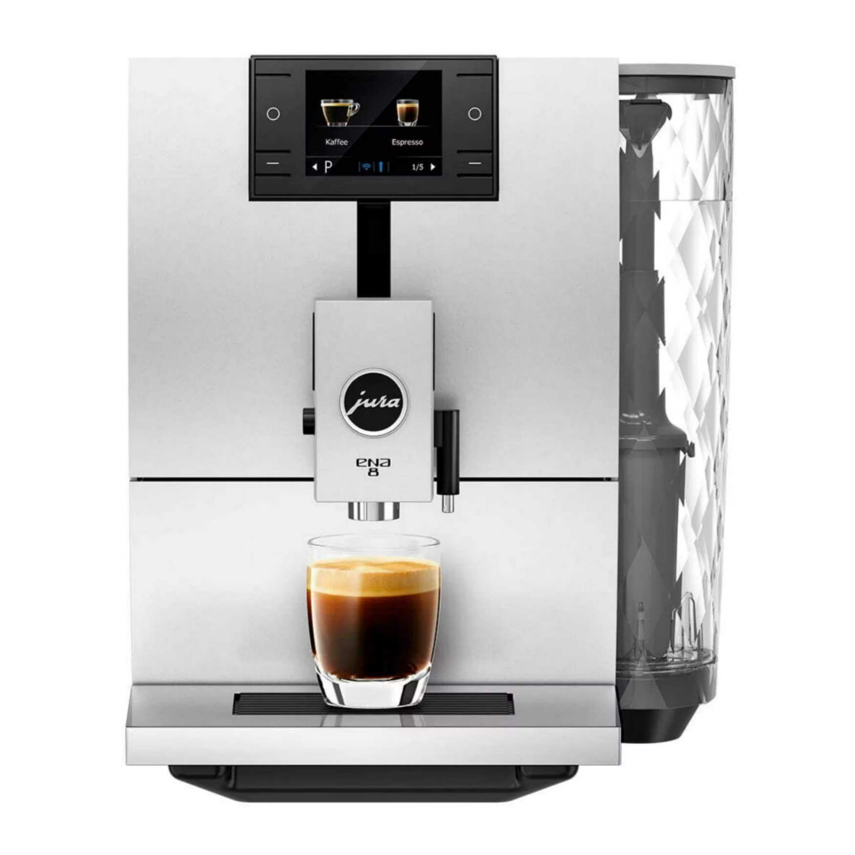 Jura ENA 8 Automatic Coffee Machine (Metropolitan Black, Certified Refurbished) - Curated Treasures Market