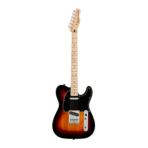 Squier Affinity Series Telecaster Electric Guitar, with 2-Year Warranty, Butterscotch Blonde, Maple Fingerboard, Left-Handed