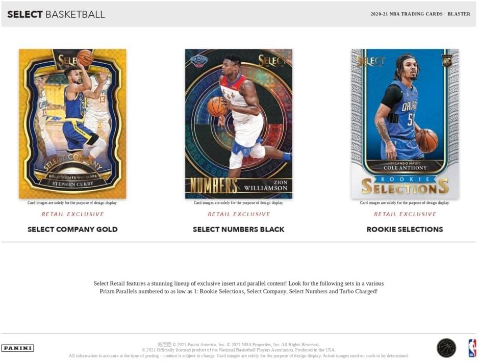 2020-21 Panini Select NBA Basketball MEGA Box
