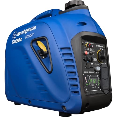 Westinghouse 2550 Peak Watt Super Quiet & Lightweight Portable Inverter Generator, RV Ready 30A Outlet, Gas and Propane Powered, CO Sensor, Parallel Capable, Long Run Time