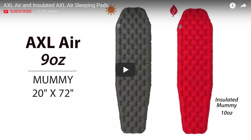 Big Agnes Insulated AXL Air Sleeping Pad Red Petite