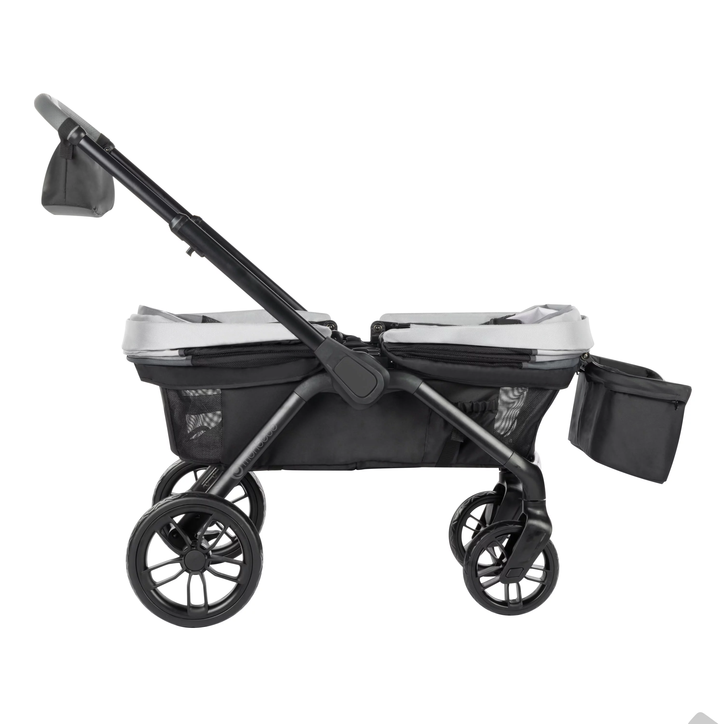 Monbebe Everyday Outings Wagon Stroller, Cobblestone Grey