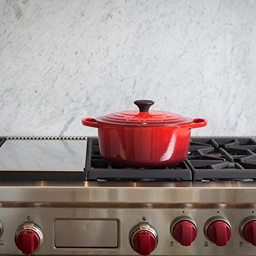 Le Creuset Enameled Cast Iron Signature Round Dutch Oven, 9 qt., Cerise