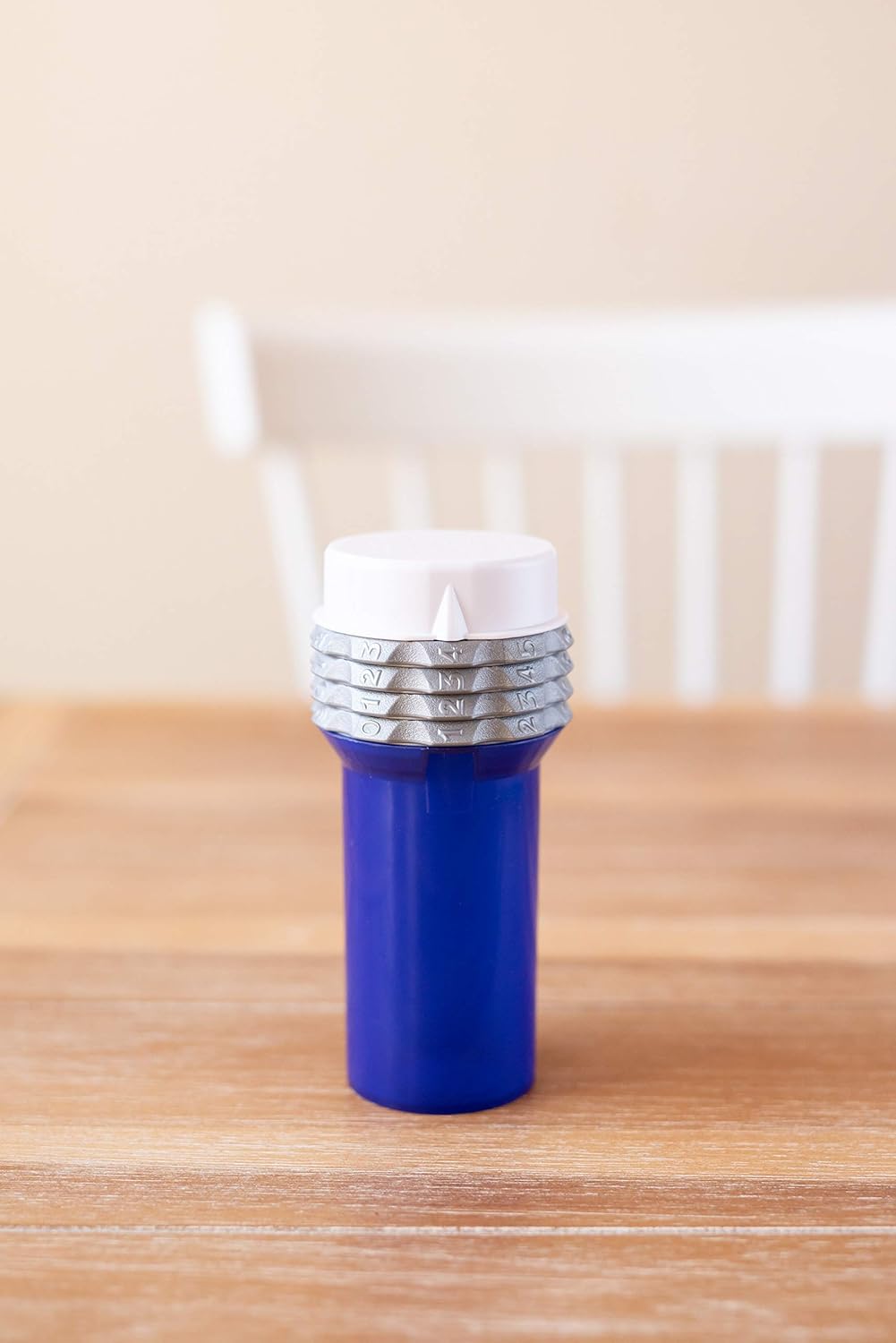 Safe Rx Large 10 Pack Locking Pill Bottle | Combination Lock | Secure Medication or Large Valuable Items | Certified Child