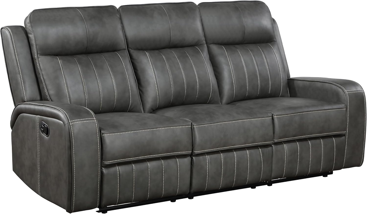 Coaster Home Furnishings Raelynn 3-Piece Upholstered Motion Reclining Sofa Set Grey