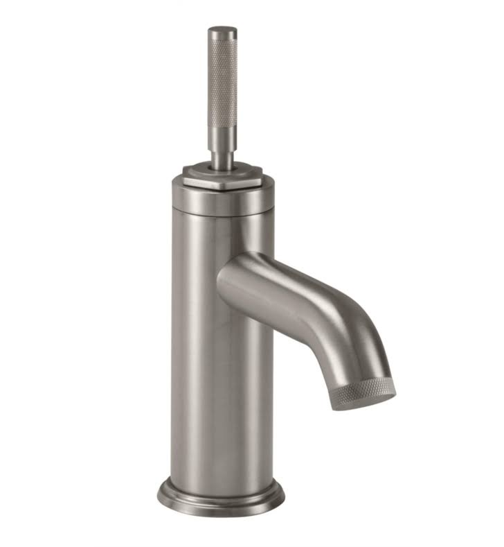 California Faucets Descanso 3001-1-USS Single Hole Lavatory Faucet - Stainless Steel (PVD)
