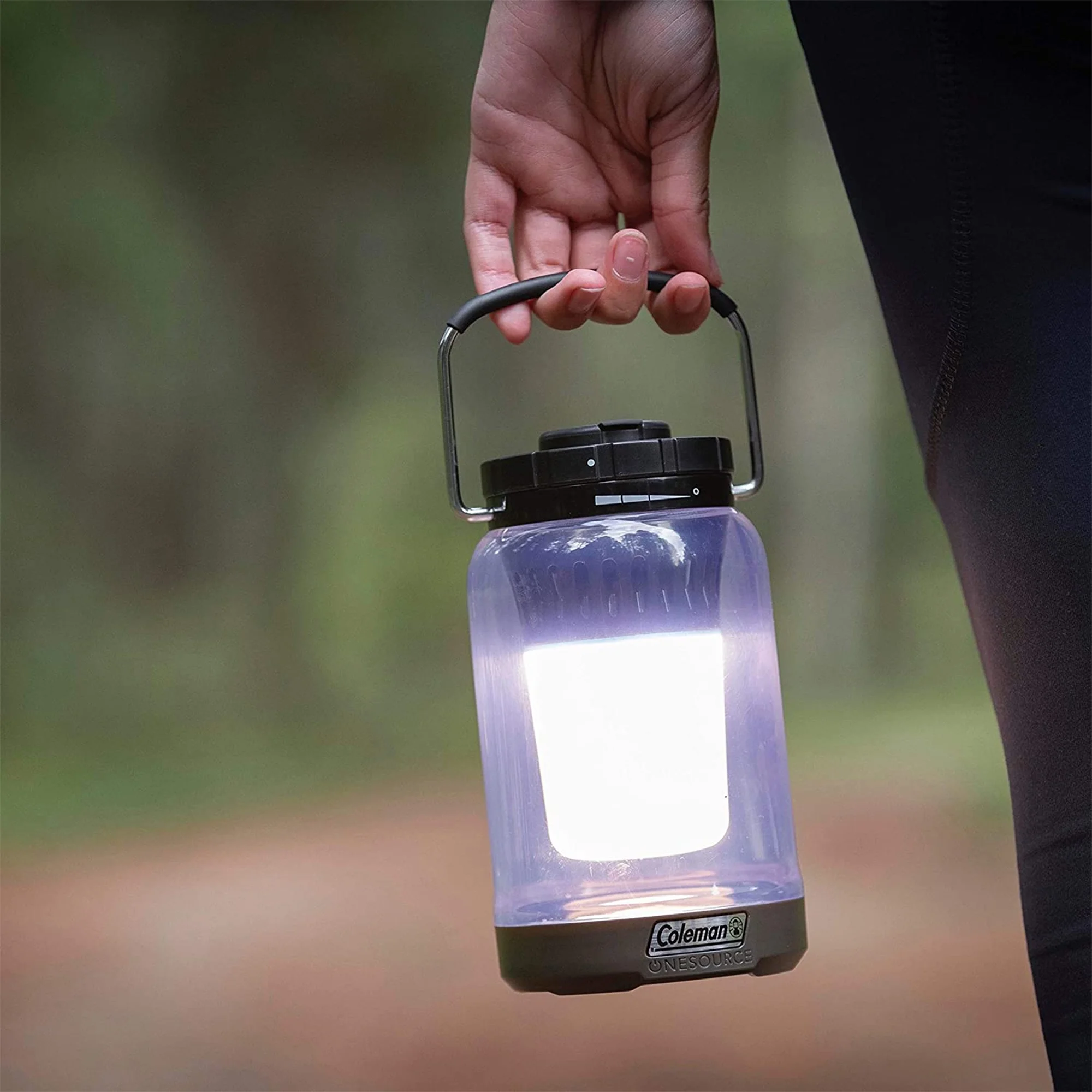Coleman OneSource 600 Lumens Outdoor Lantern w/ Charging Station (2 Pack)