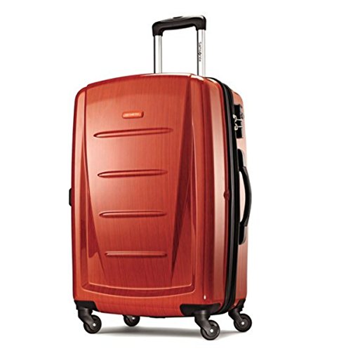 Samsonite Winfield 2 Hardside Expandable Luggage with Spinner Wheels, Brushed Anthracite, Checked-Large 28-Inch