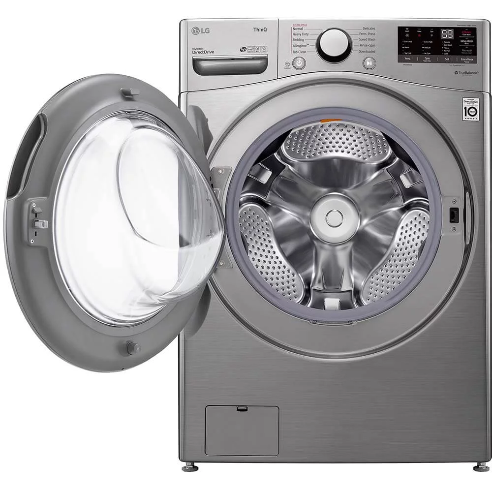 Lg Wm3600ha 27" Wide 4.5 Cu. Ft. Energy Star Rated Front Loading Washer - Graphite Steel