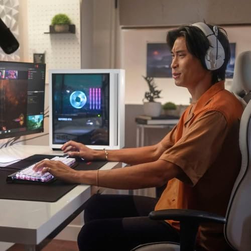 HP OMEN 25L Gaming Desktop PC | AMD Ryzen 5 5600G 6-Core | GeForce GTX 1660 Super | WiFi | HDMI | Display Port | White Lighting CPU Cooler | Windows 11 Home (16GB RAM | 1TB SSD)