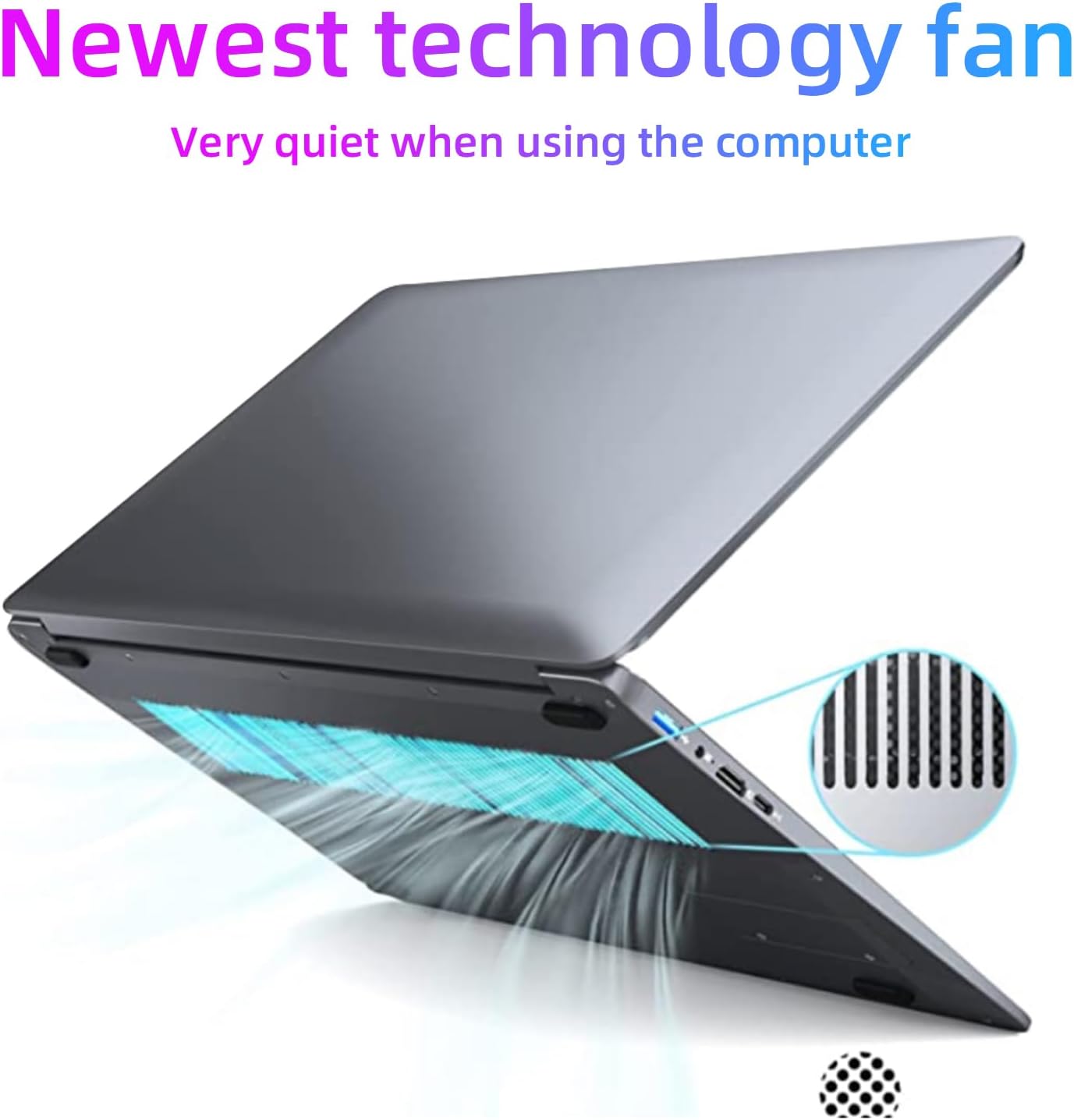 Morostron 13.5" Touch Screen Laptop, Win11 Laptop Computer with N5095, 16GB RAM 256GB SSD, 3000x2000 FHD, Backlit Keyboard, Touch ID, WiFi, USB3.0 * 2, Bluetooth 4.2, HDMI, 38WH Battery, Gray