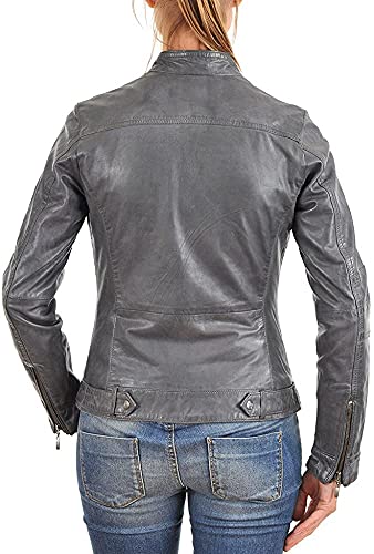 Women Leather Jacket - Lambskin Winter Vintage Motorcycle Biker Jacket, Moto Riding & Racing Jackets