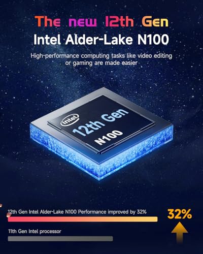 NIMO 15.6 IPS-FHD-Laptop, Intel Pentium 4 Cores N100 8GB RAM 128GB SSD Backlit Keyboard Fingerprint (Beat to i3-1115G4 Up to 3.4GHz) Computer for Student-Home WiFi 6 BT5.2 Win 11