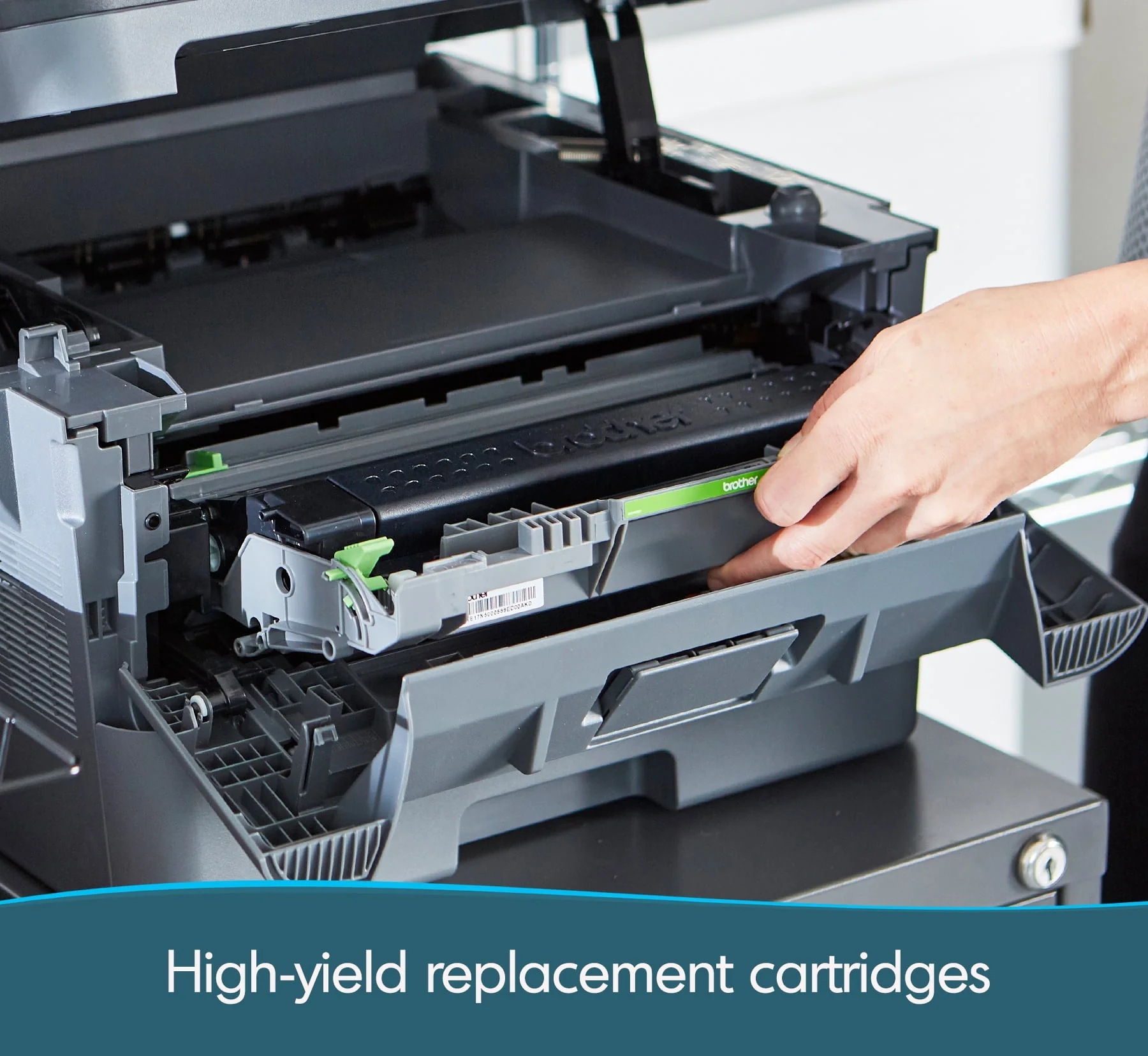 Brother MFC-L2710DW Monochrome Laser All-in-One Printer, Duplex Printing, Wireless Connectivity