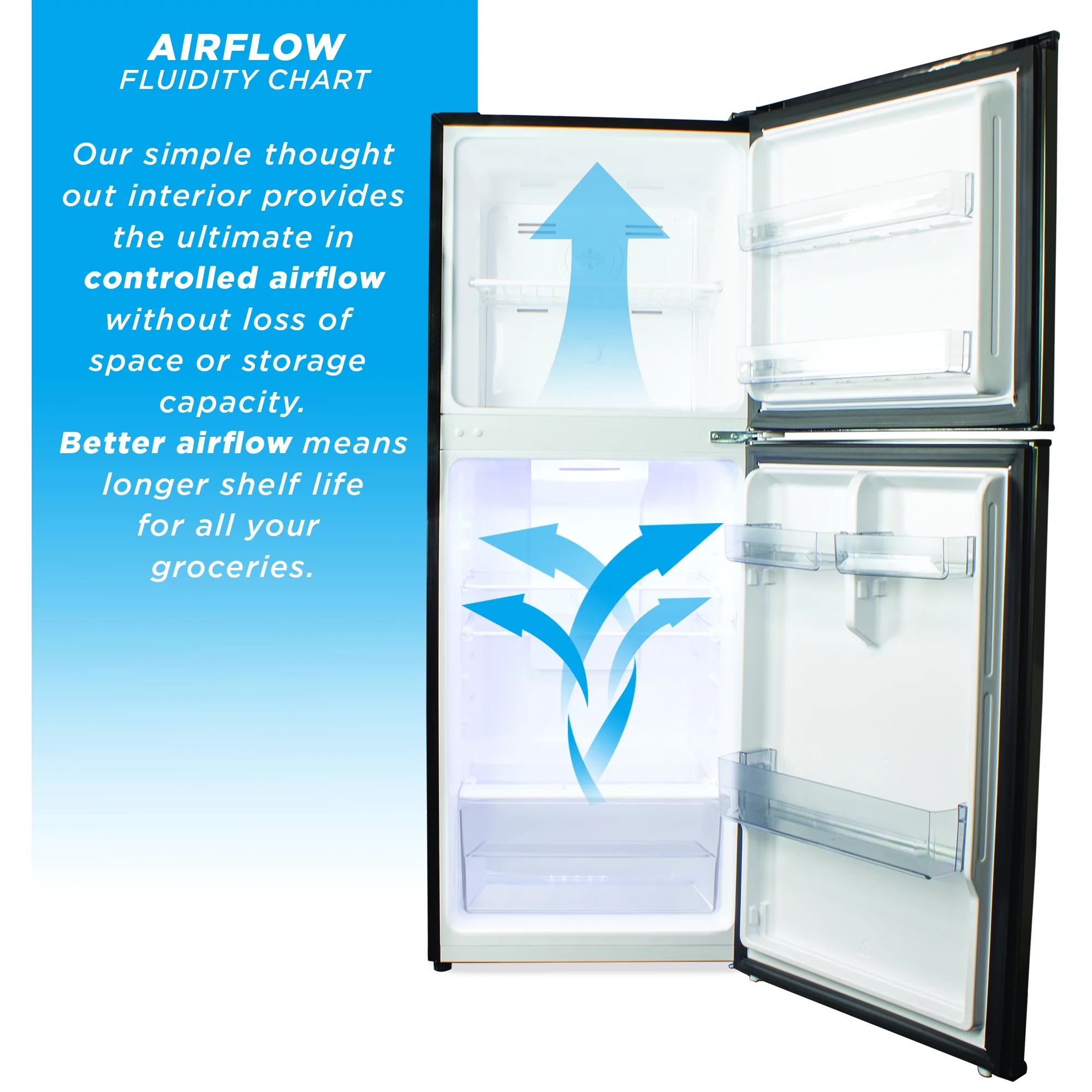 Danby 7.0 Cu. Ft. Frost Free Top Freezer Refrigerator in Stainless