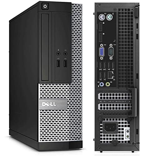 Dell OptiPlex Computer Desktop PC, Intel Core i5 3rd Gen, 16GB RAM, 2TB HDD, MTG New 20 inch LED Monitor, RGB Speaker and Keyboard Mouse, WiFi, Windows 10 Pro (Renewed)