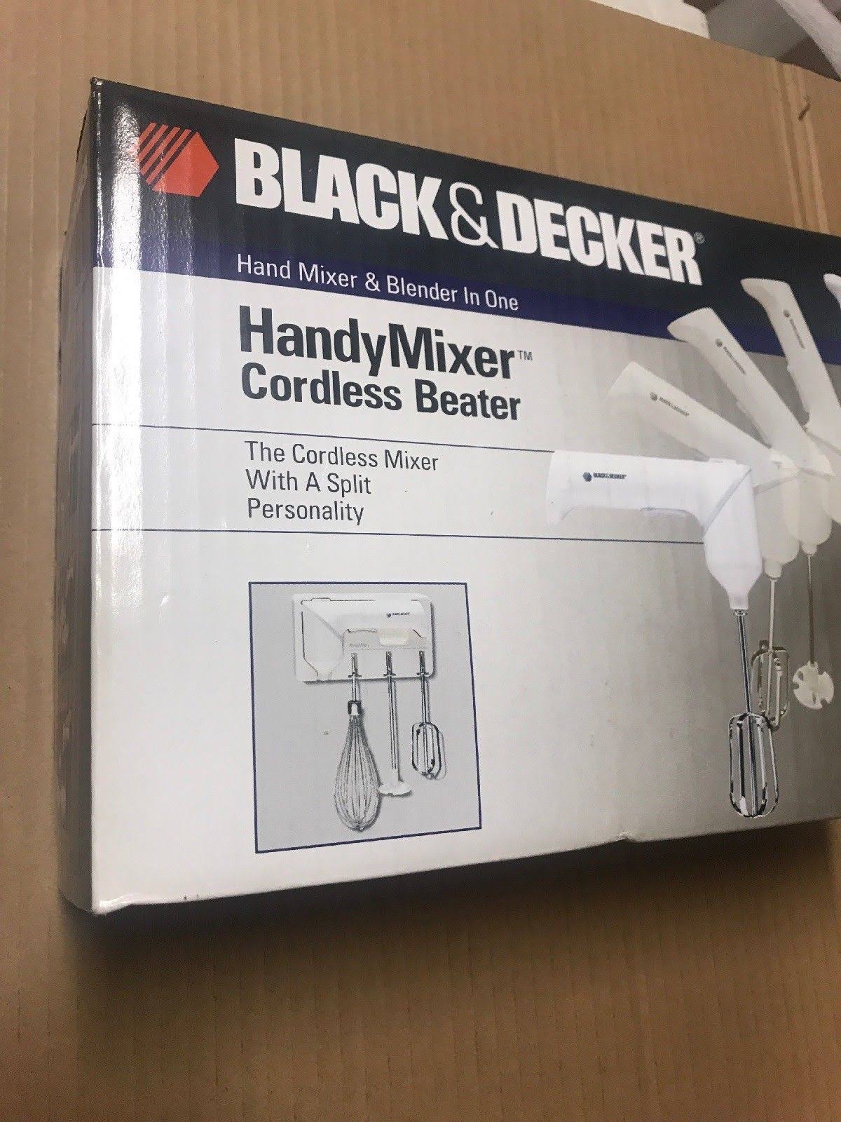 Black u0026 Decker Handy Mixer Cordless Beater Blender 9220