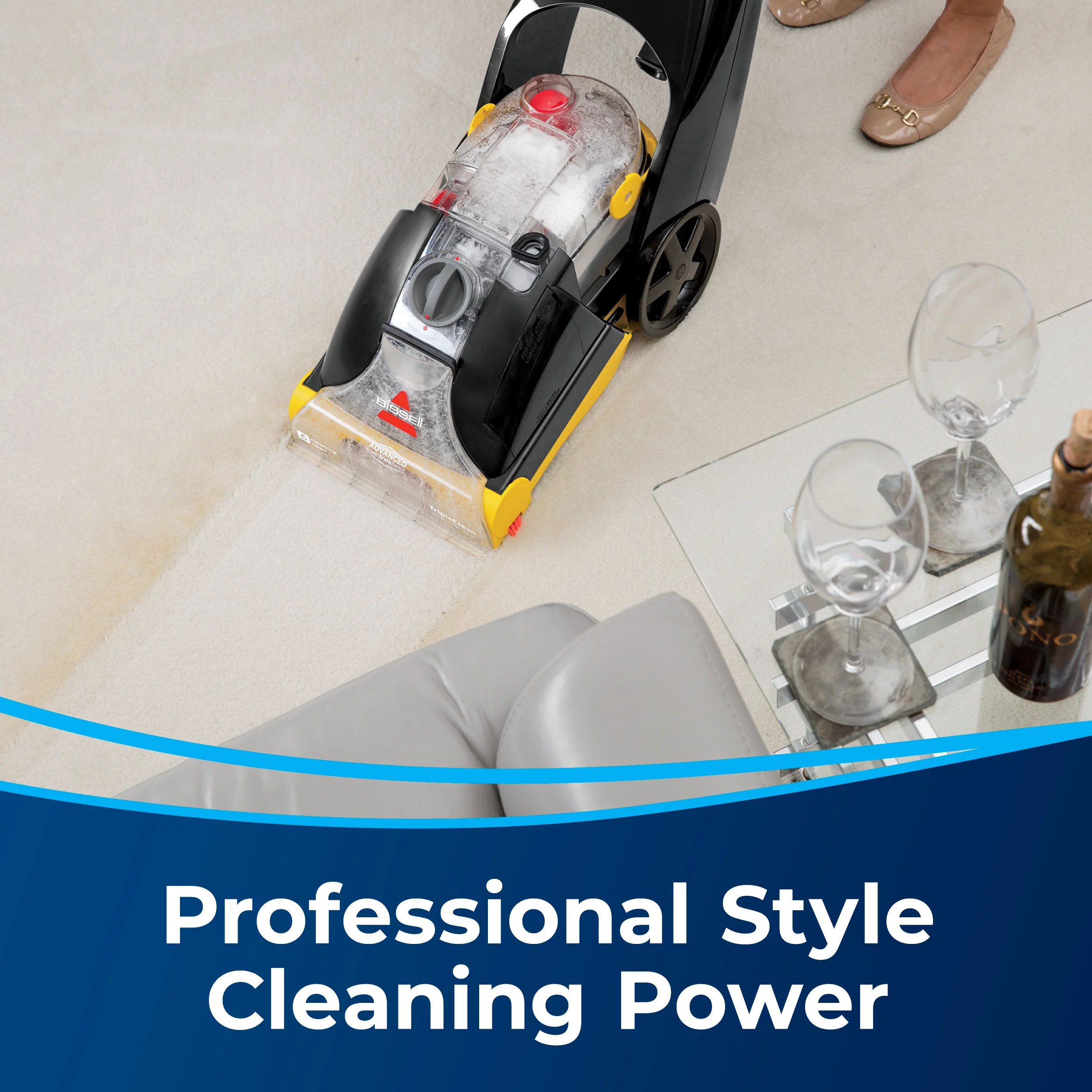 BISSELL Pro Heat Advanced Full-Size Carpet Cleaner Carpet Washer, 1846