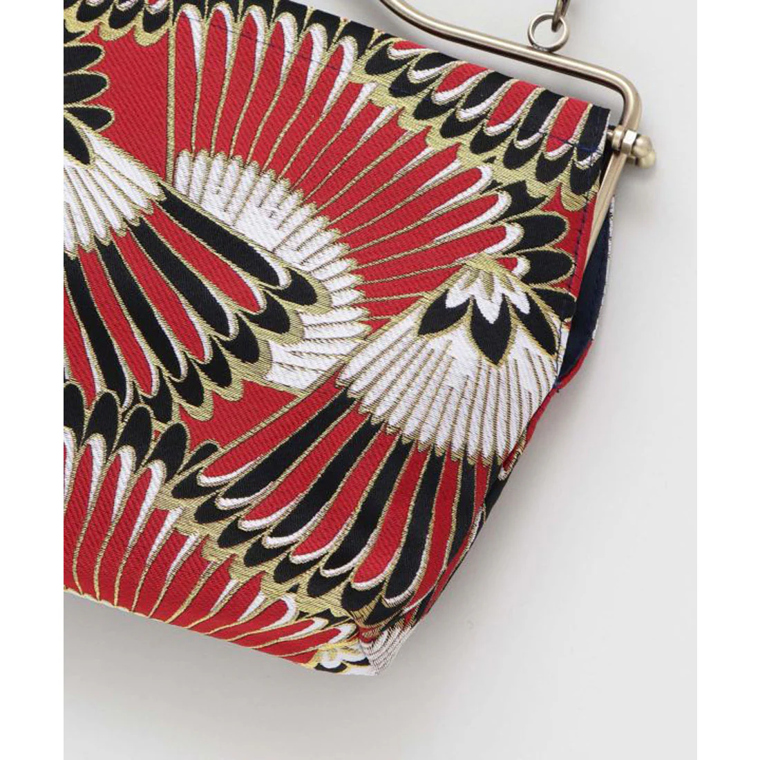 【Kaya】Elegant Kiss Lock Shoulder Bag Red