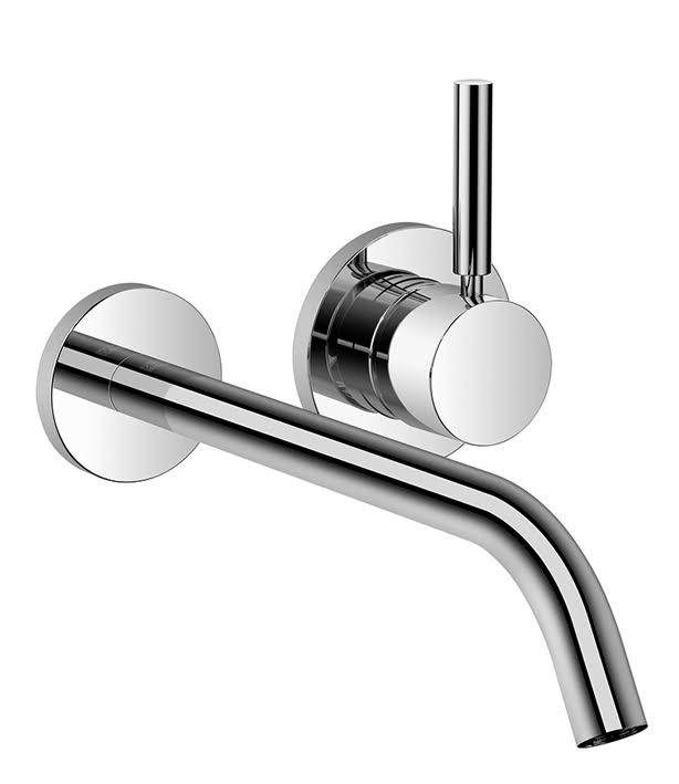 Dornbracht 36816660-000010 Meta Wall-Mounted Single-Lever Mixer Without Drain - Polished Chrome