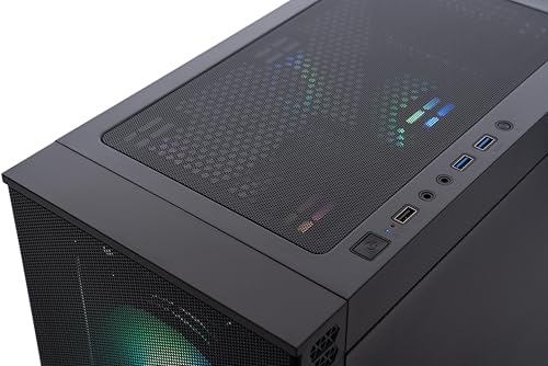 ABS Cyclone Aqua Gaming PC - Windows 11 - Intel Core Ultra 7 265KF - GeForce RTX 5070 - DLSS 4 - AI-Powered Performance - 32GB DDR5 6000MHz - 1TB M.2 NVMe SSD - CA265KF5070
