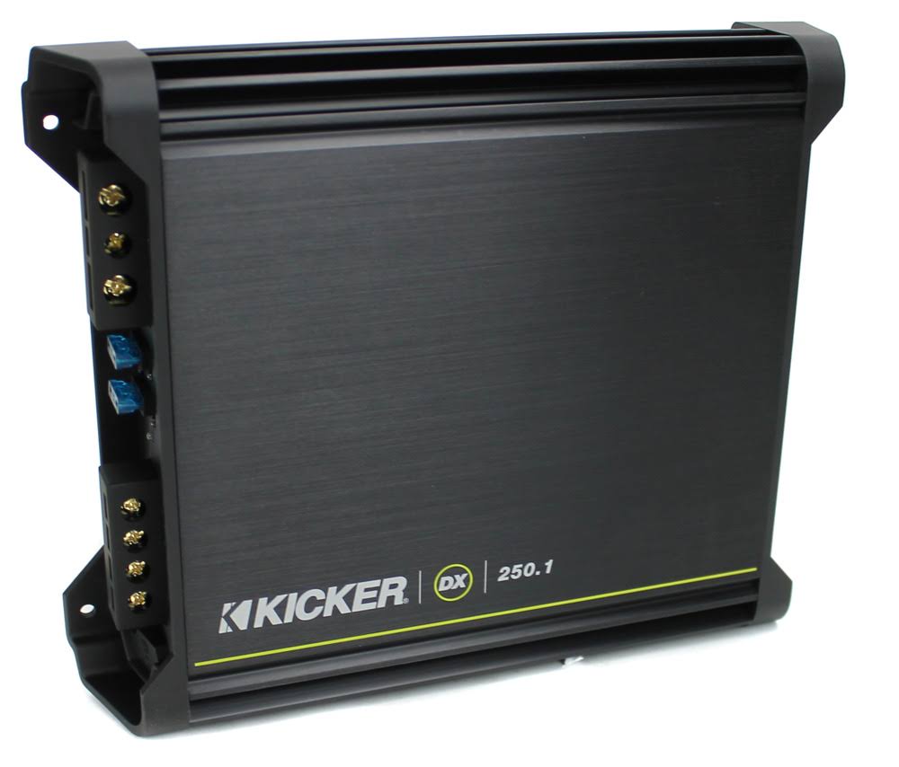 Kicker Dx250.1 250W 2-Ohm Mono Class D Car Audio Amplifier