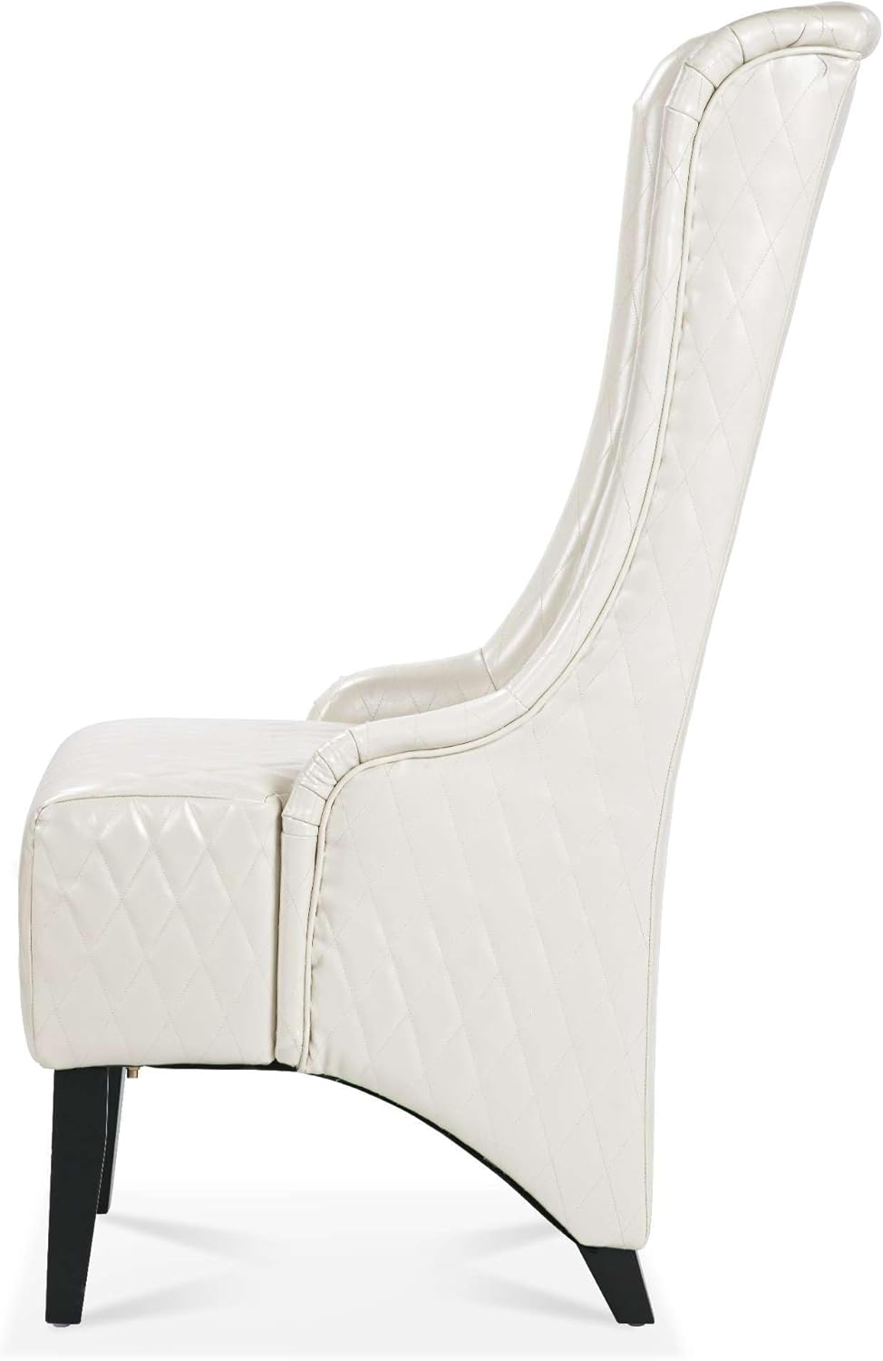 Wide Wing Back Chair - 23.03 Width, Elegant Side Chair for Living Room, Contemporary Design with Comfortable Seating, Stylish Accent Furniture