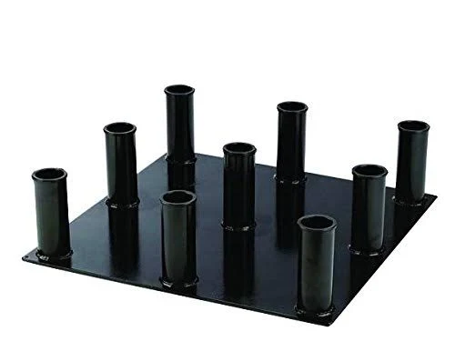 Rage Fitness Floor 9 Bar Vertical Storage Rack, Olympic Barbell Holder