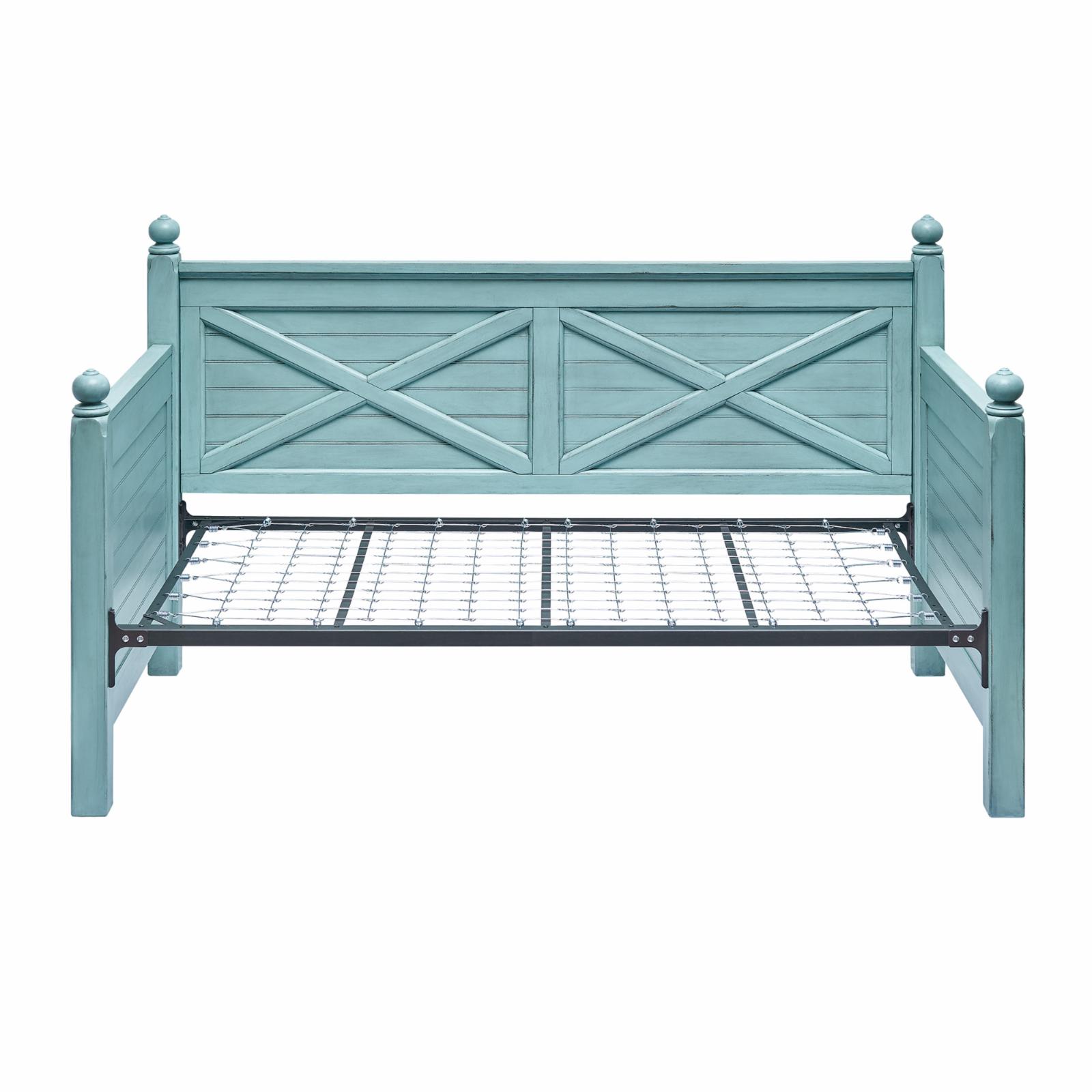 Picket House Furnishings Skylar Twin Daybed in Distressed Blue