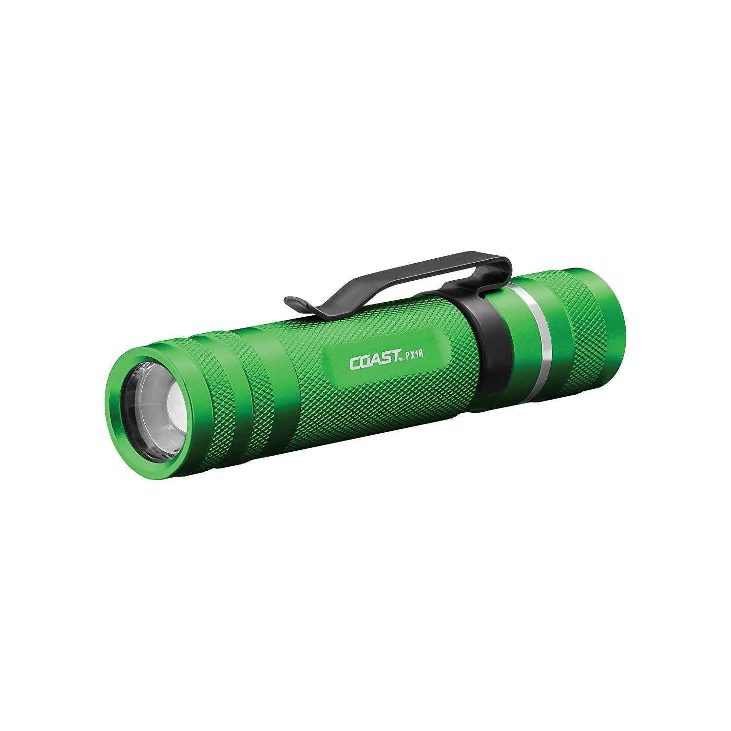 Coast PX1R 460 Lm Rechargeable Focusing LED Flashlight - Red