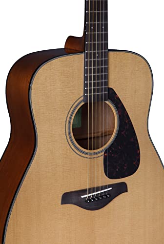 YAMAHA FS800 Small Body Solid Top Acoustic Guitar, Natural, Concert