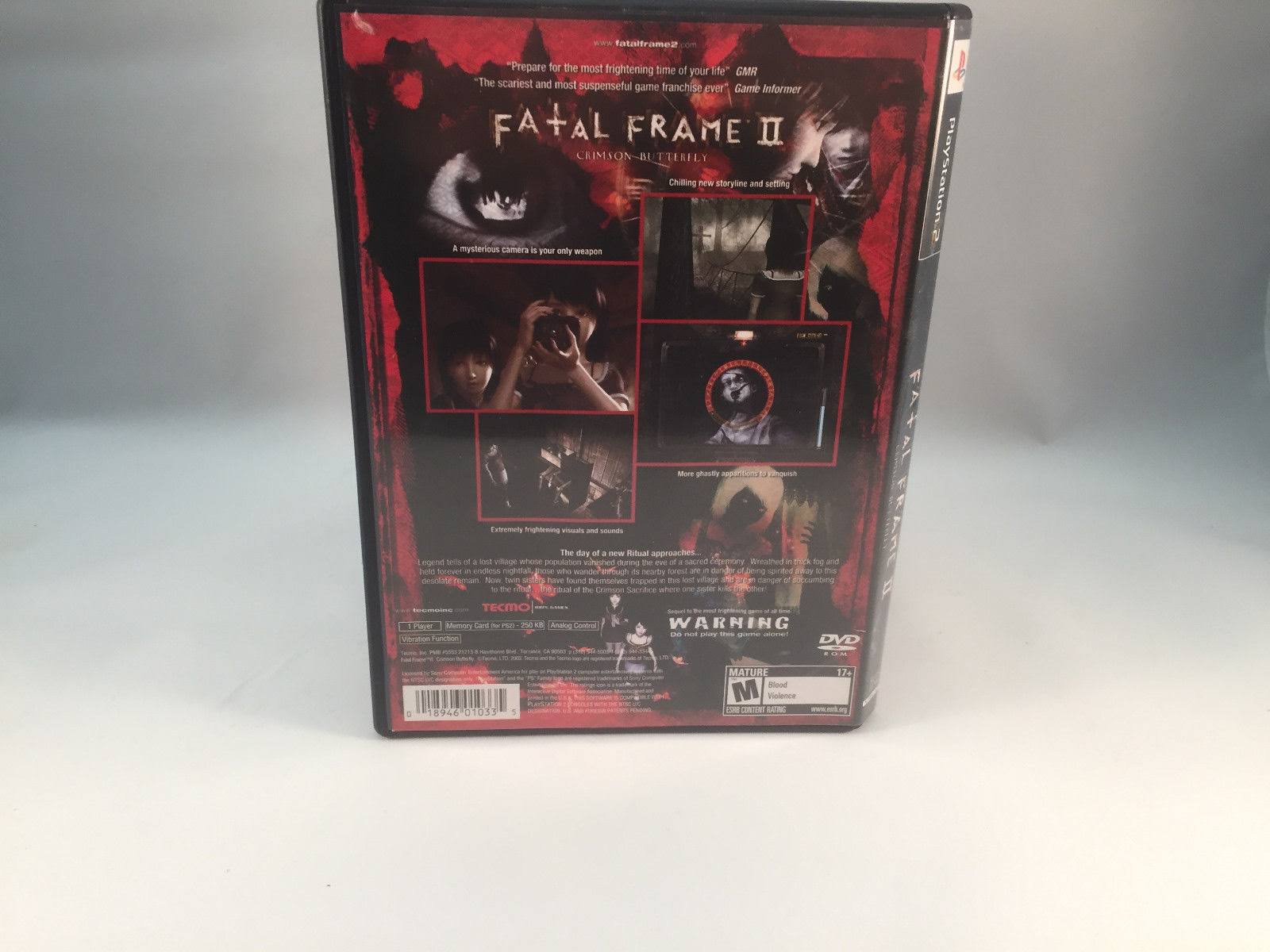 Fatal Frame II Crimson Butterfly - PlayStation 2