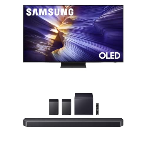 Samsung 55-Inch Class OLED S90F 4K Smart TV (2025 Model) NQ4 AI Gen3 Processor, 4K AI Upscaling Pro, OLED HDR +, Motion Xcelerator 144Hz, Samsung Vision AI, Alexa Built-in