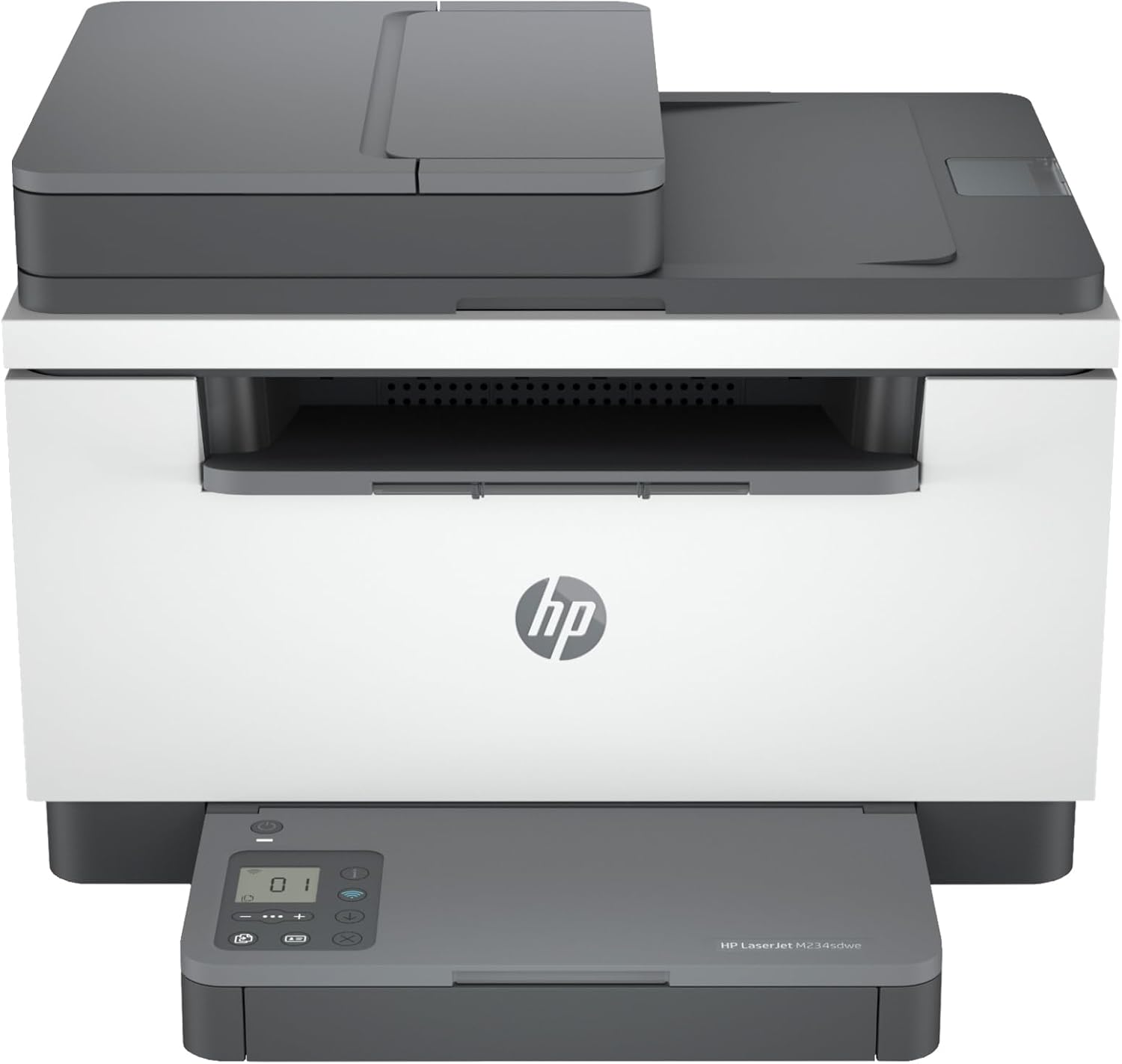 HP LaserJet MFP M234sdwe Wireless Black and White All-in-One Printer with built-in Ethernet & fast 2-sided printing, HP+ and bonus 6 months Instant Ink (6GX01E),Gray