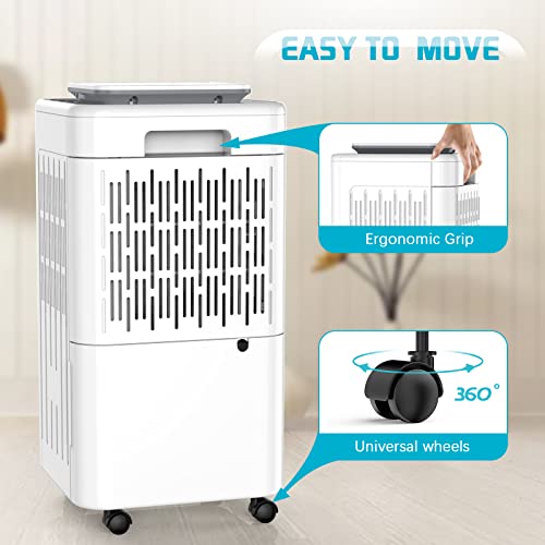 LUKO Dehumidifiers 30pints Dehumidifiers for basement room,