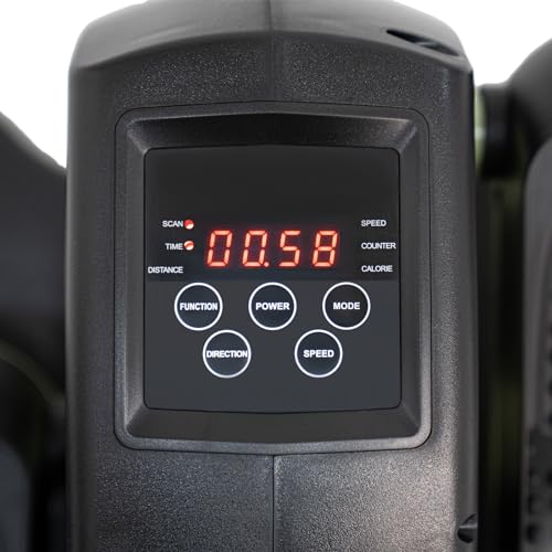 Under Desk Elliptical Machine, 60W Electric Seated Leg Foot Pedal Exerciser with Remote Control, LCD Display Electric Elliptical Trainers for Seniors
