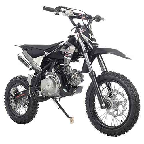 X-PRO X29 110cc Dirt Bike with Automatic Transmission, Electric Start,14"/12" Tires! Assembled and Tested! (Black)