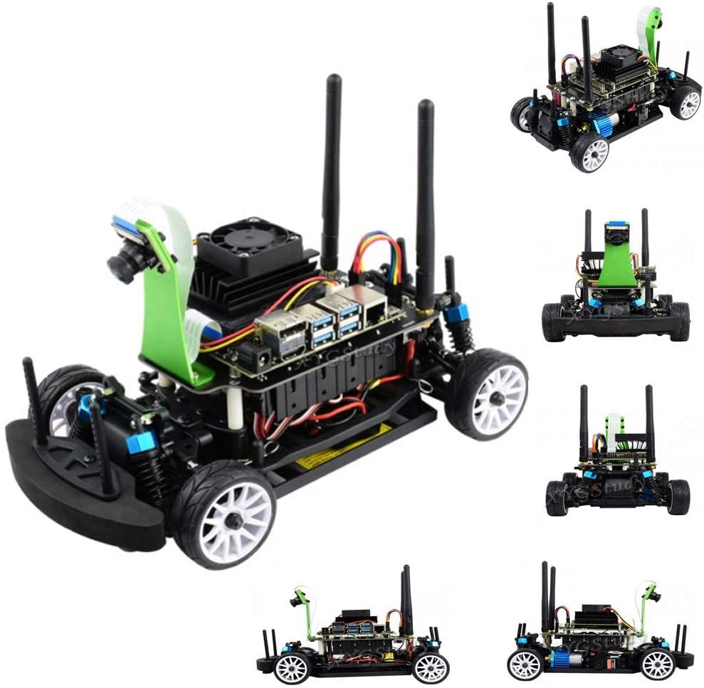 Jetson Nano Developer Accessories Kit for Small Powerful Computer AI Development Board with 7 inch IPS Touch HDMI Screen LCD Display Micro Card 64GB Camera Module @XYGStudy (AcceC)